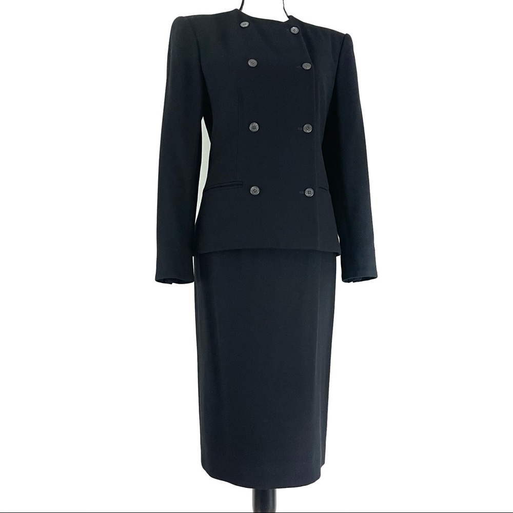 Ralph Lauren Black Double-Breasted Blazer